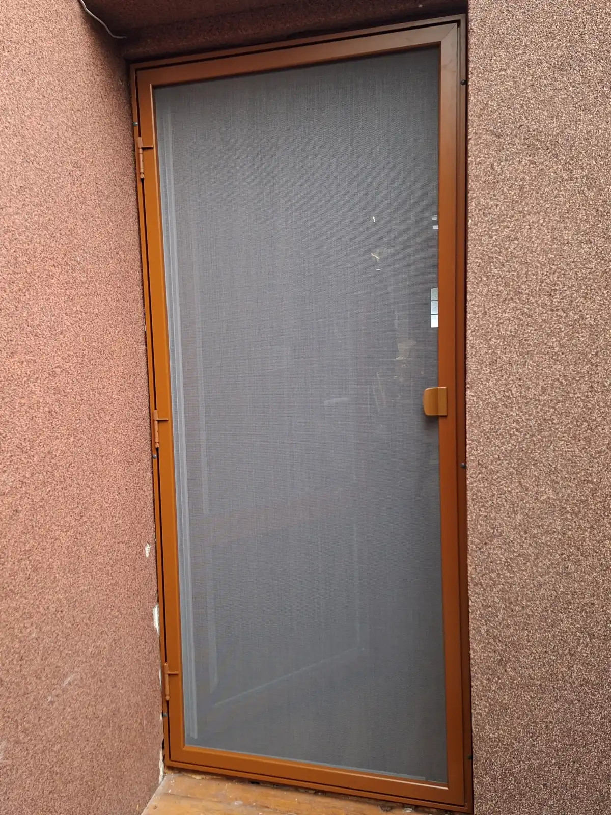 Dveřní síť s PET síťovinou bez středové příčky, Praha 10